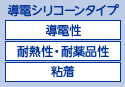 誘導シリコーンタイプ　耐熱性・耐薬品性　粘着